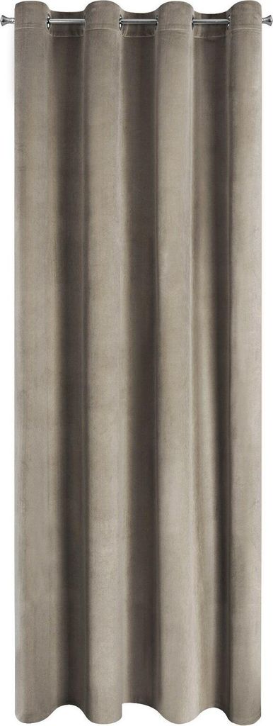 Vorhang ROSA braun 140X250 Ösen