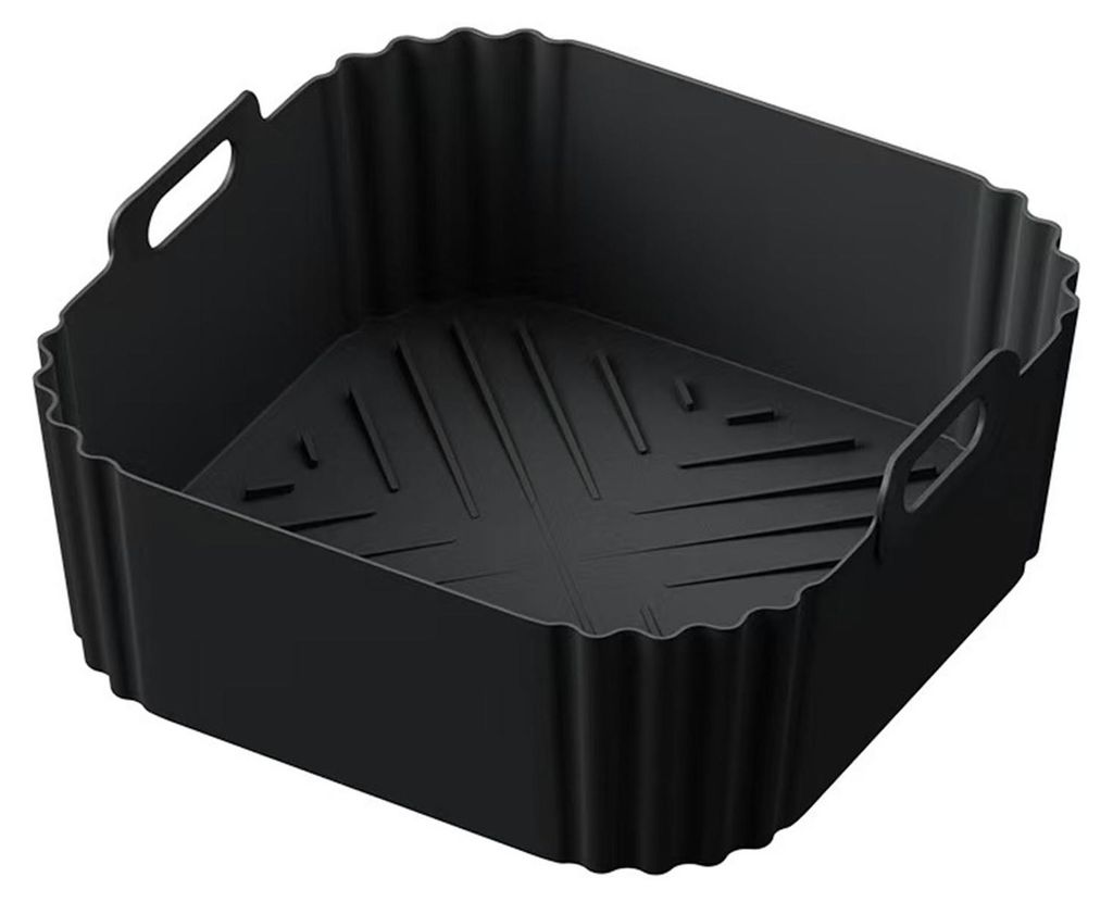 Universelle Silikon-Heißluftfritteusen-Einlage, wiederverwendbare Antihaftmatte für Ninja-Heißluftfritteusen, spülmaschinenfest
