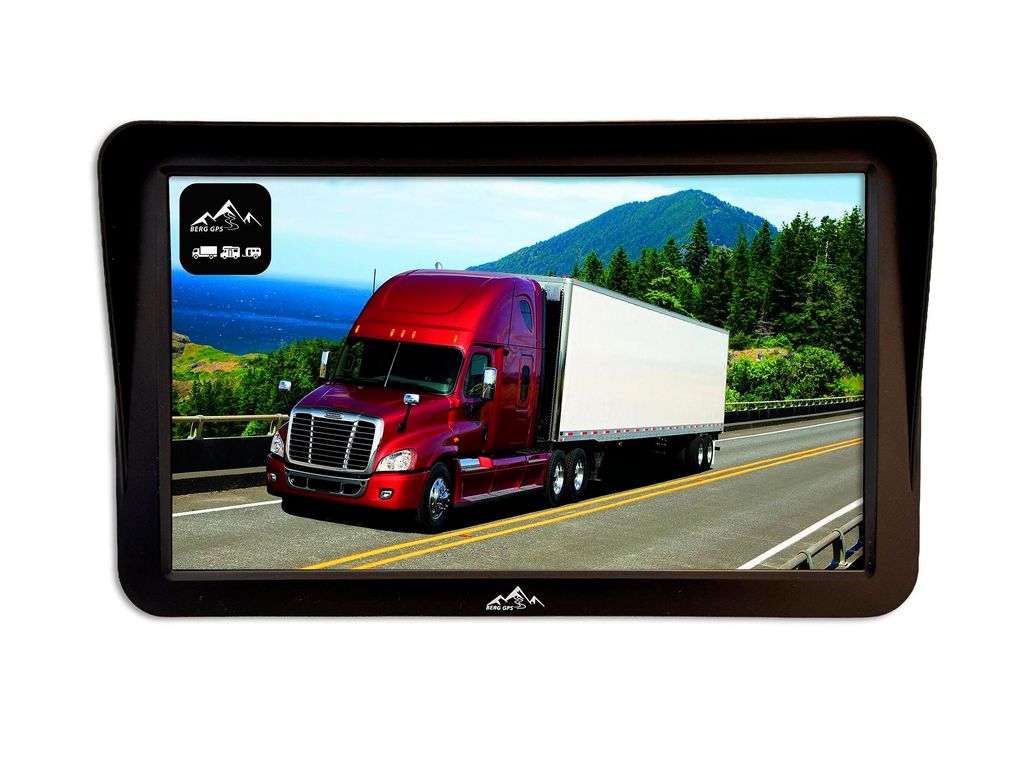 BergGPS BG-9001T LKW Navigation 9 Zoll – GPS für LKWs und Reisebusse – Europa Karten