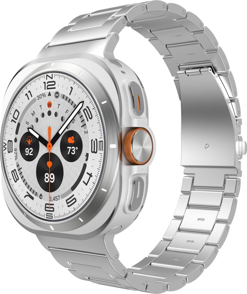 Cazy Uhrenarmband geeignet für Samsung Galaxy Watch Band (Titan) – Smartwatch-Armbänder (+Uhrenkürzungsset) – Universelles Armband geeignet ...