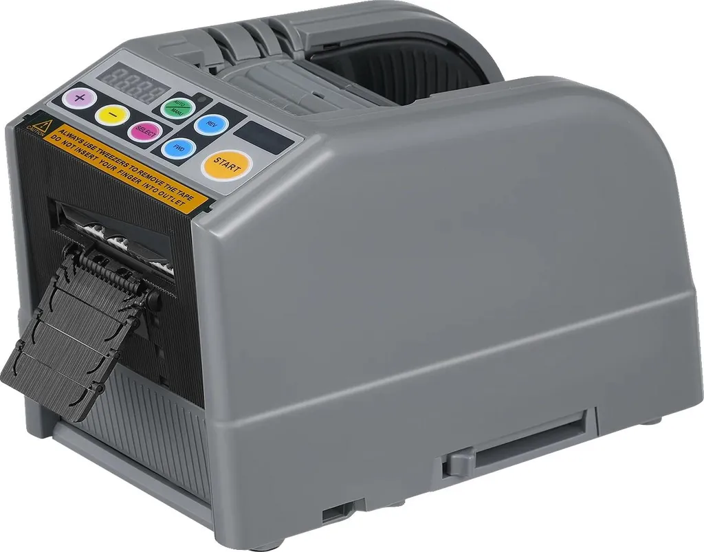 Distributeur de ruban adhésif automatique noir avec longueurs réglables
