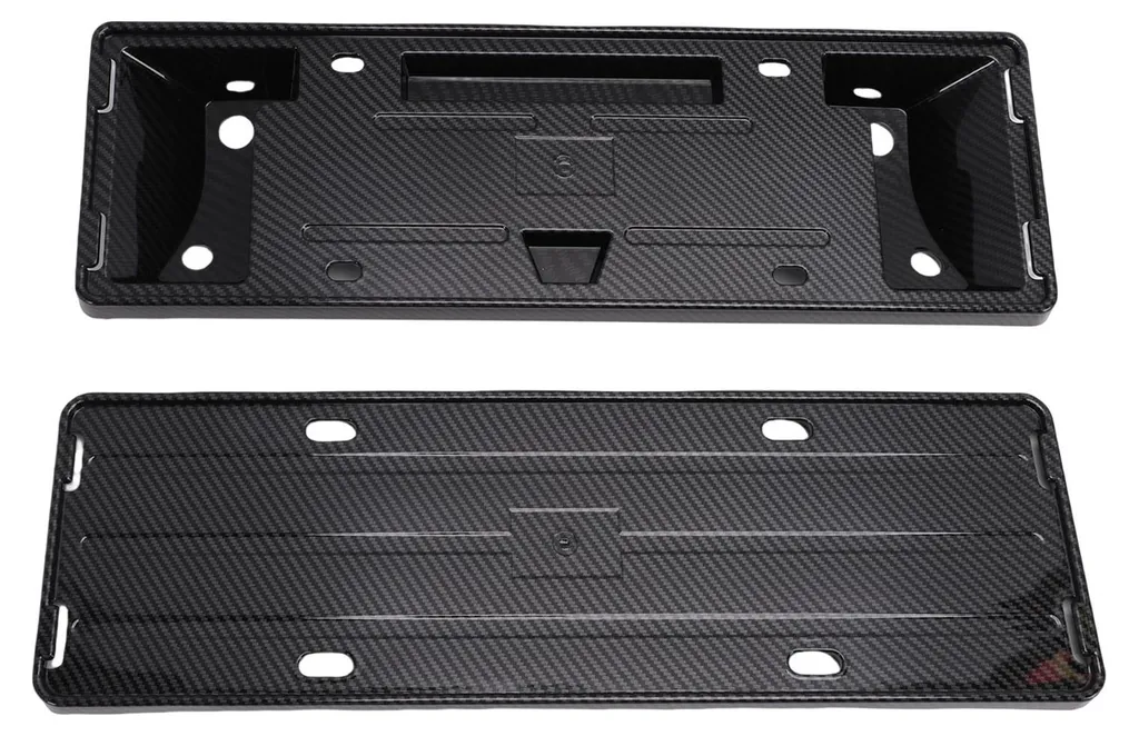 Supports Plaque Tesla Model 3 Highland : Fini les Vibrations, Look Carbone