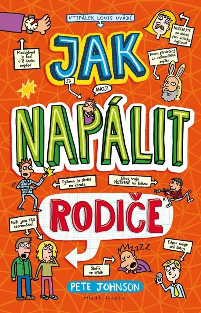Livre pour enfants Jak napálit rodiče Pete Johnson - Idée cadeau Noël