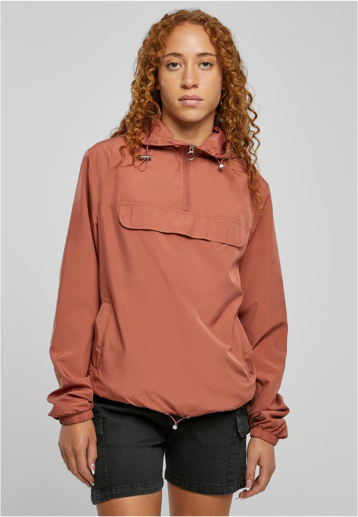 Ladies Basic Pull Over Jacket terracotta XL