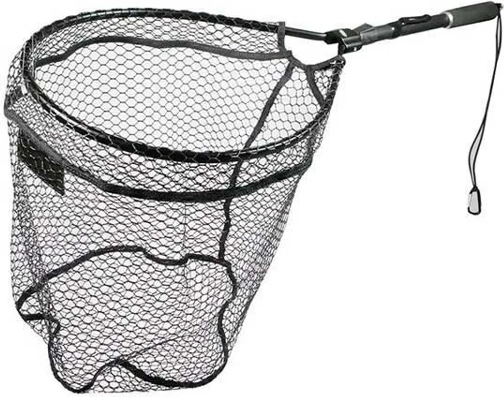 Épuisette de pêche ronde Ragot Goumois argent 30 cm pour la truite