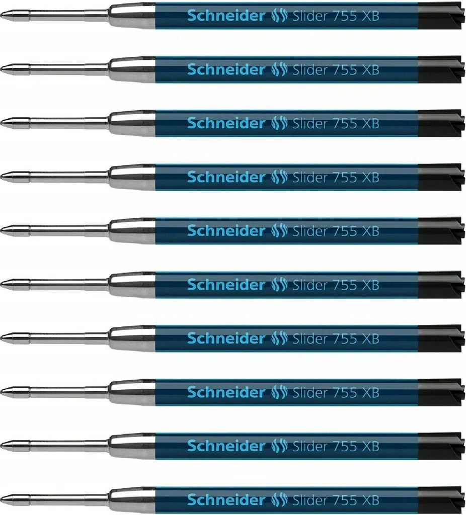 Schneider Slider Edge XB Stylo à bille noir - Lot de 10 stylos ergonomique