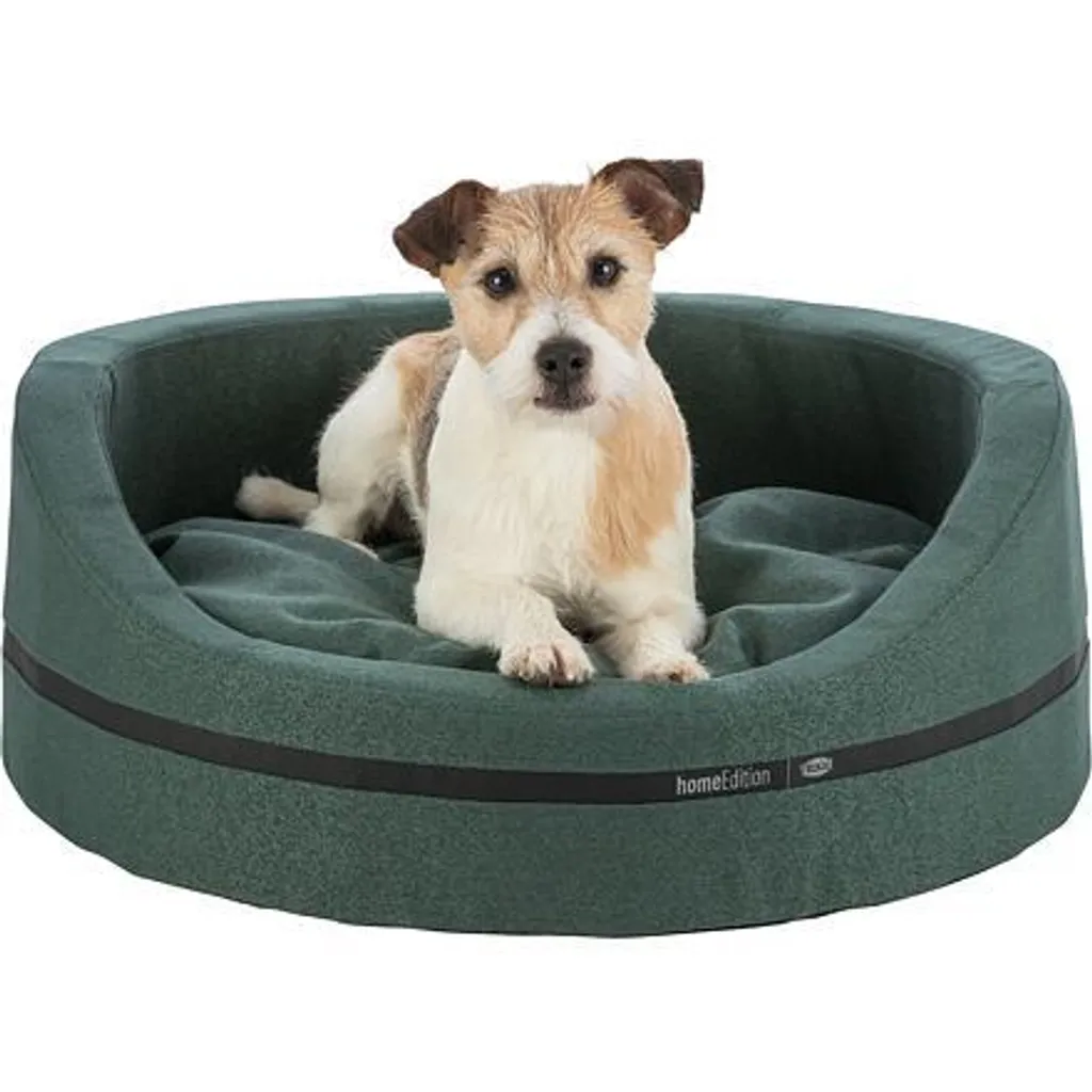 Lit Chien Trixie CityStyle HOME Ovale Vert Foncé : Fini le Stress du Sol