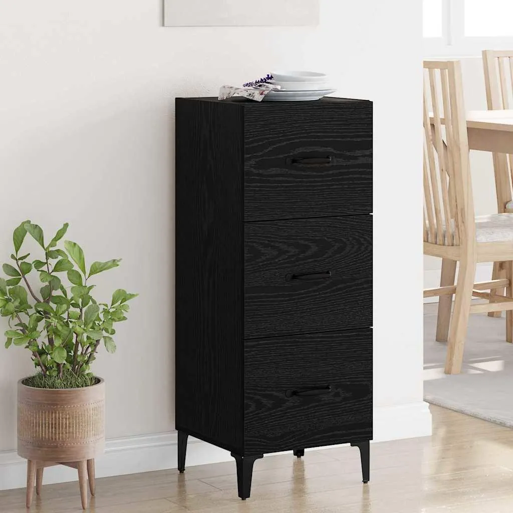 Credenza Maison Exclusive Rovere Nero | Emozioni di Legno per la Casa