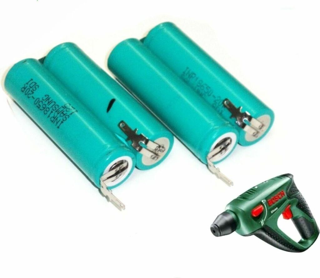 Tausch Akku für Bosch UNEO - 14,4 V - Li - 1,3 Ah (Original Marken) mit Stecker