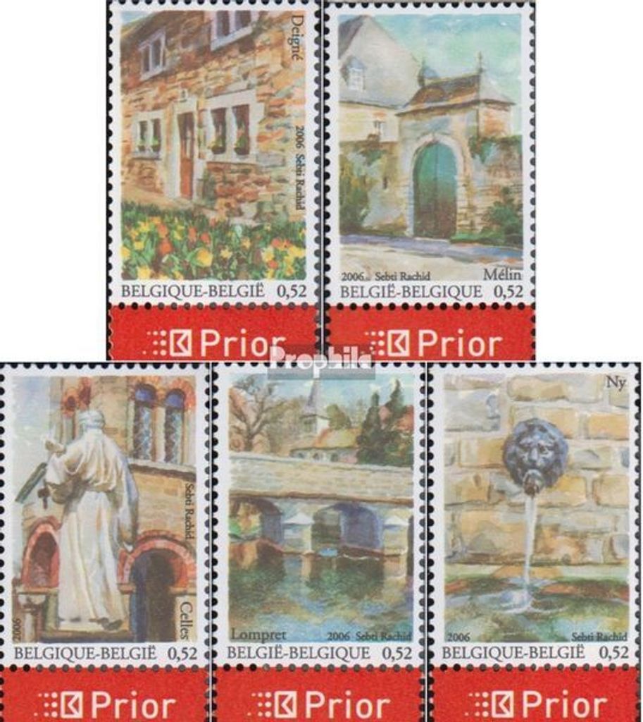 Briefmarken Belgien 2006 Mi 3589-3593 (kompl.Ausg.) postfrisch Idyllisches Wallonien