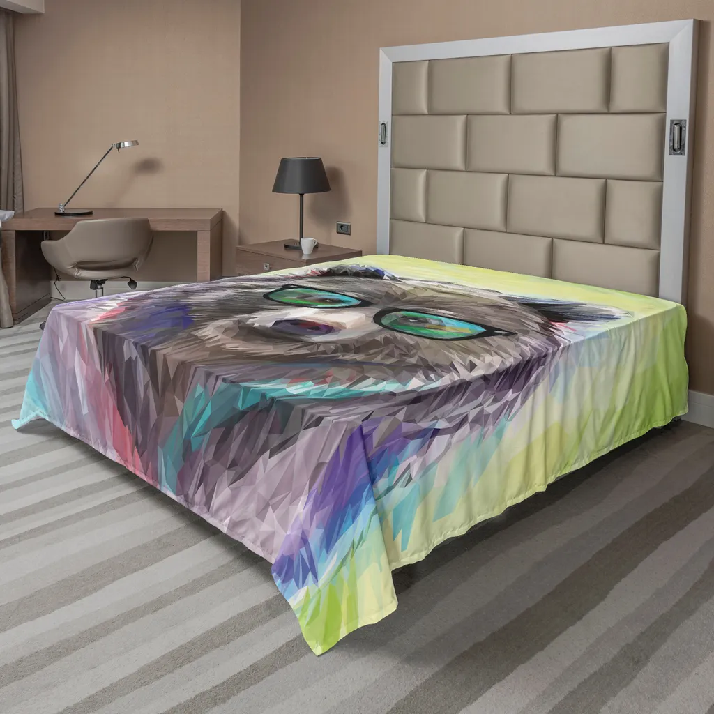 Lenzuolo Arredamento ABAKUHAUS Orso Vintage 275x260cm Digitale