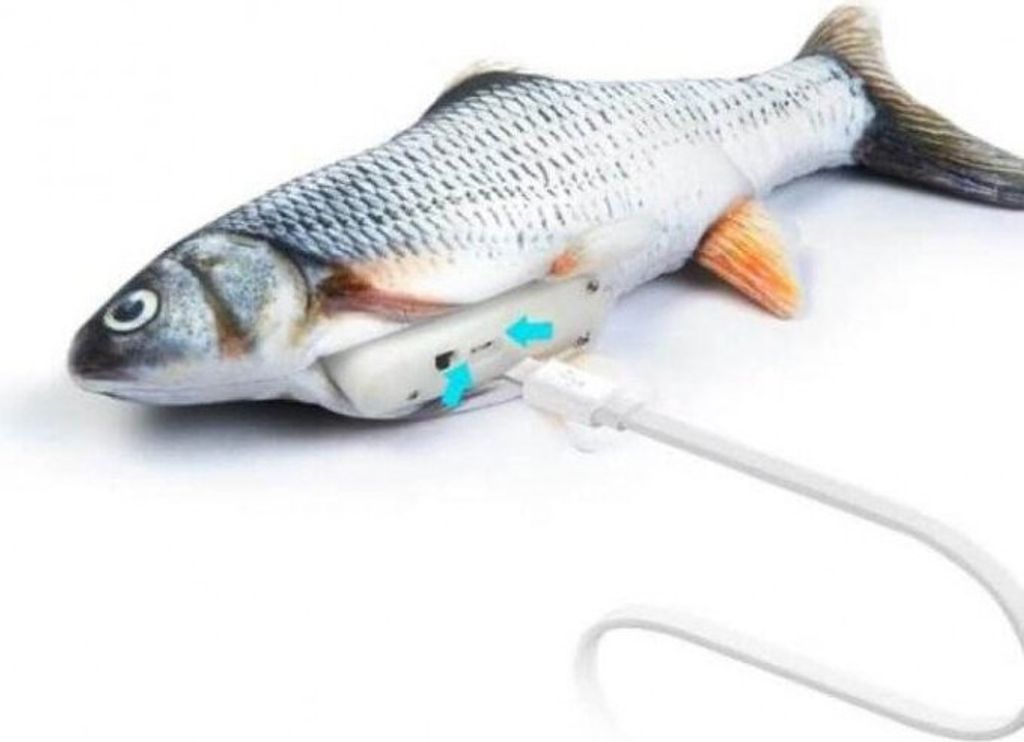 Hračka pre mačky Magic Fish s mačacou mätou, krúti sa ako Obrázok produktu 22