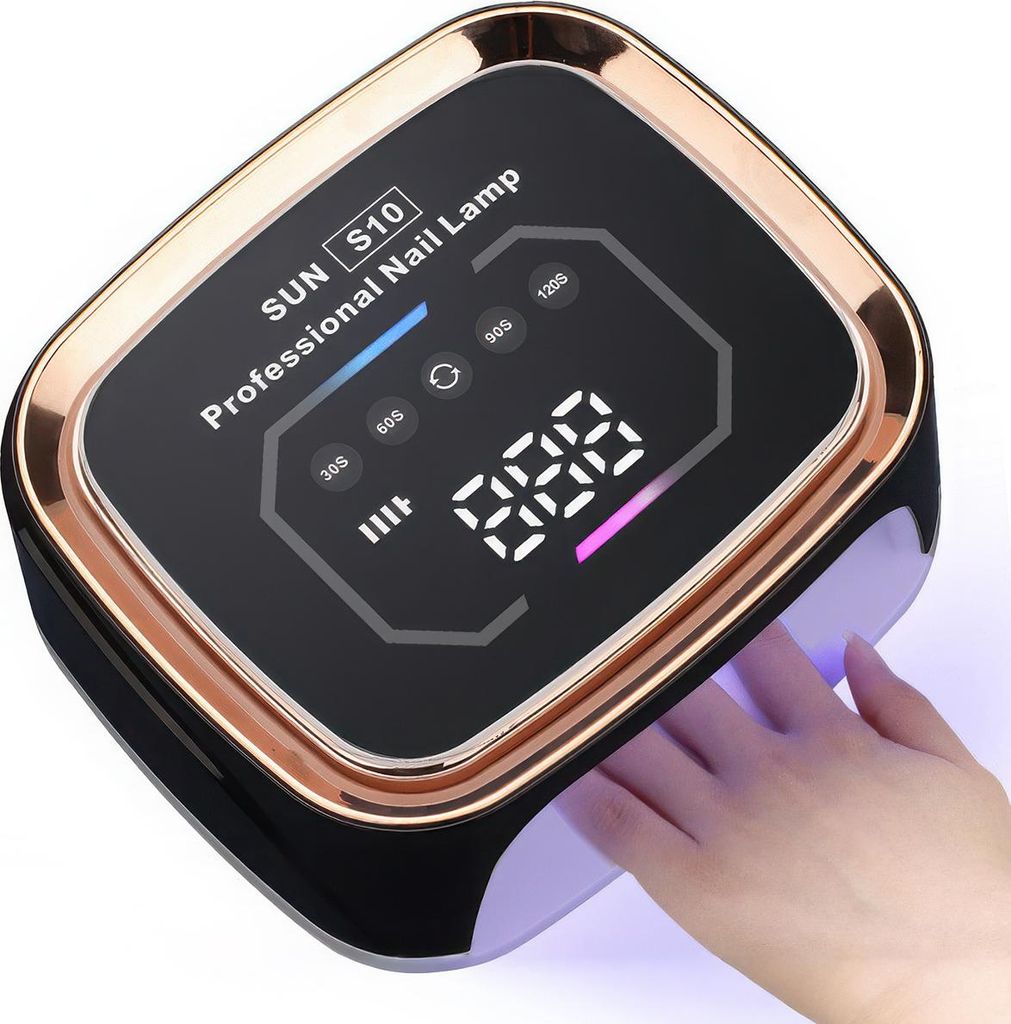 Nageltrockner, Wiederaufladbar Lichthärtungsgerät , 36 LED Doppellicht Nagellampe, 4 Timer, Nagelstudio & Zuhause