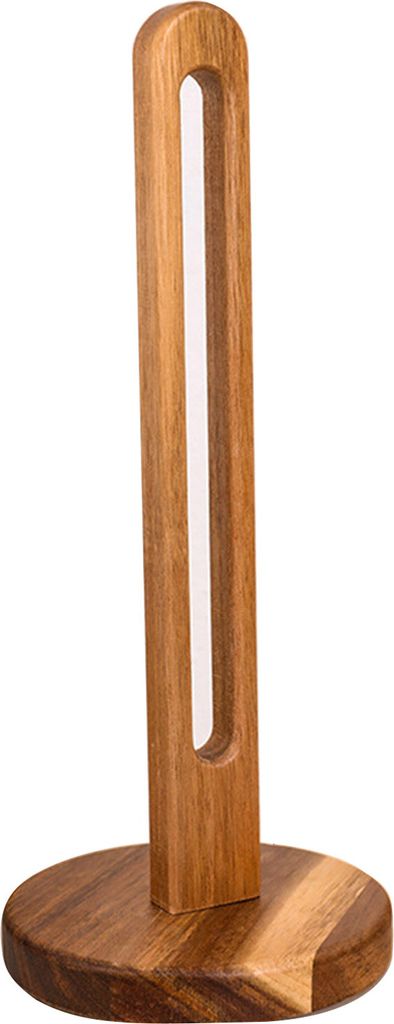 Papierhandtuchhalter aus Holz mit stabiler Basis, rutschfestem Design, einfach aufzubauen, Aufbewahrungsregal für Küchenrollenpapierhalter