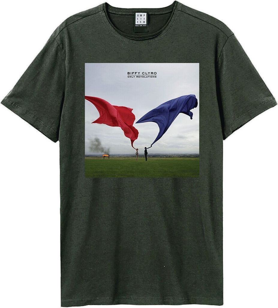 Amplified - "Only Revolutions" T-Shirt für Herren/Damen Uni GD1856 (M) (Holzkohle)