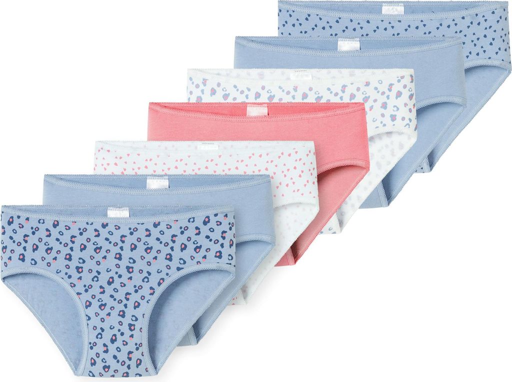 Schiesser Kleinkinder Mädchen 7 er Pack Slips Gr. 104  Produktbild 
