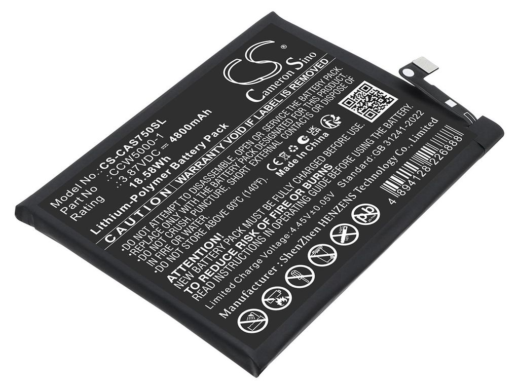 TECHTEK Bateria kompatybilny z [CAT] BM1S1B, S75, Zdjęcie produktu 