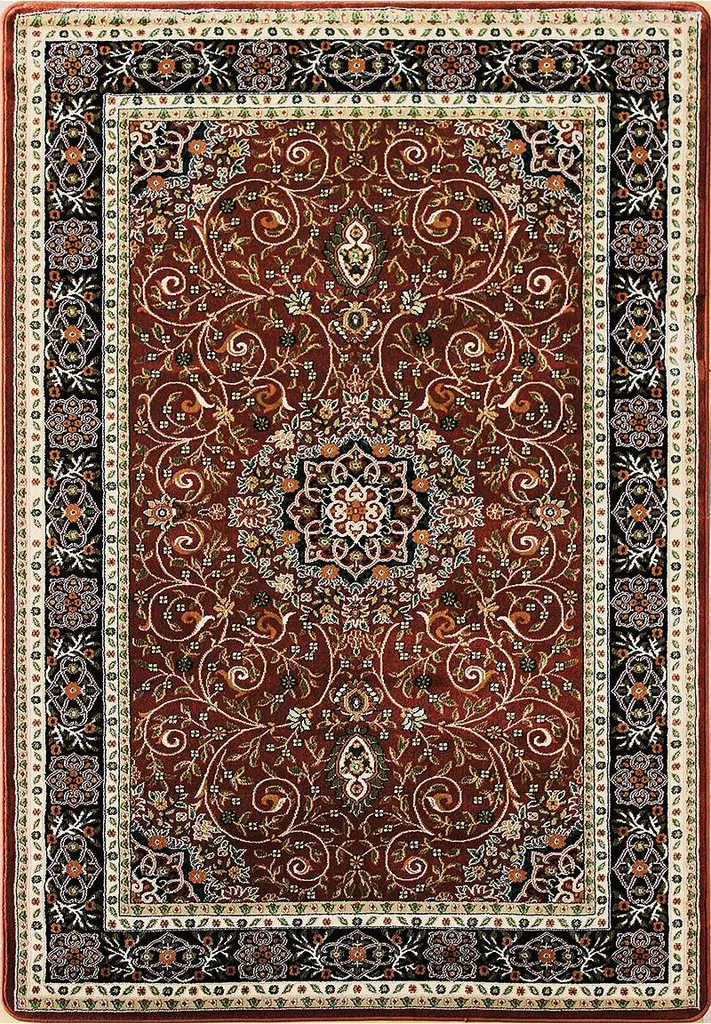 Grand tapis de salon oriental 150x230 cm marron pour une déco cosy