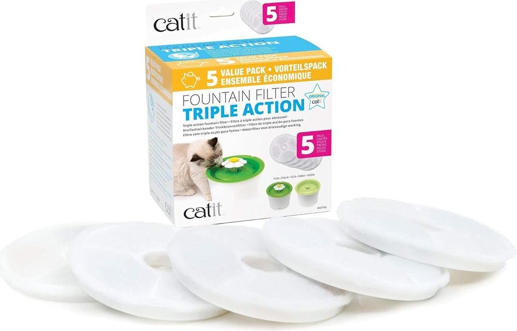 Catit Triple Action Filter, Filter automatu na vodu pre Obrázok produktu 
