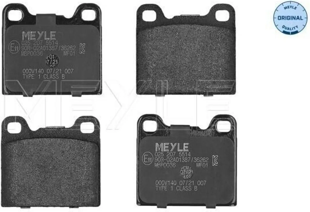 Plaquettes de frein arrière pour restaurer le freinage Volvo V70 S70 C70