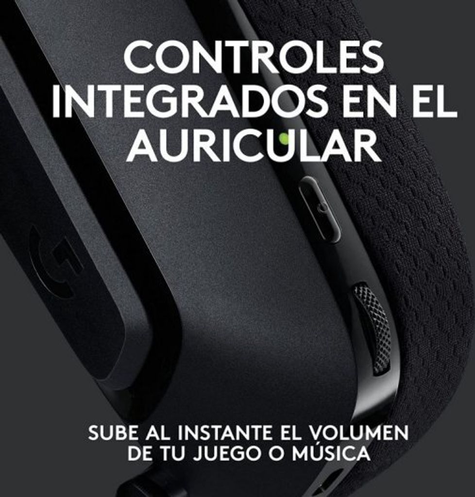 Logitech G G535 Kopfhörer Kabellos Kopfband Gaming Schwarz Produktbild 24