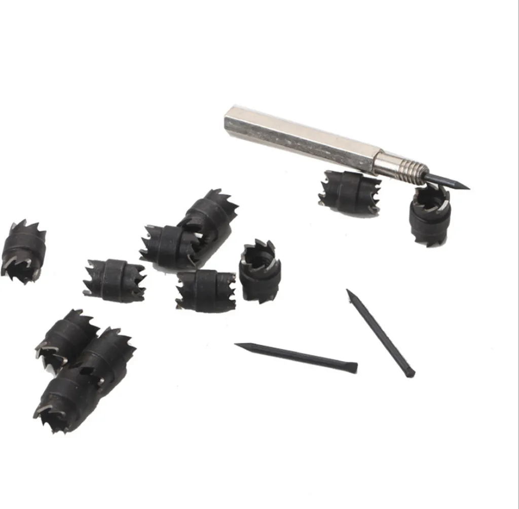 Fresa Rotante per Saldatura a Punti 3/8'' HSS - Kit Rimozione 13 Pezzi