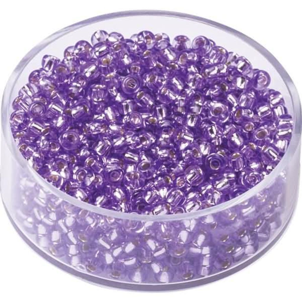 KNORR PRANDELL 213203310 Böhmische Rocailles Ø 2,5 mm Glas orchidee