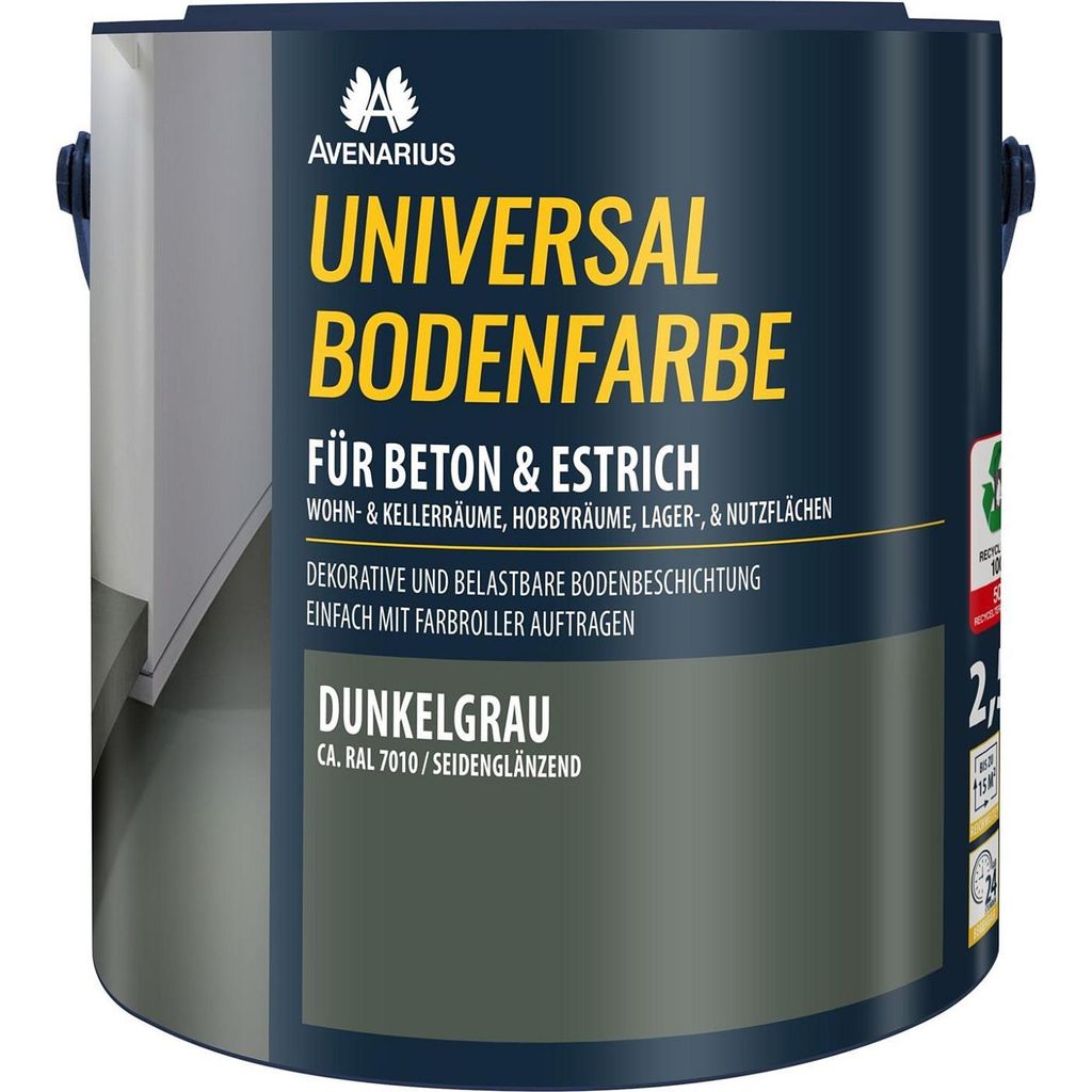 Avenarius 2,5L Bodenfarbe Dunkelgrau