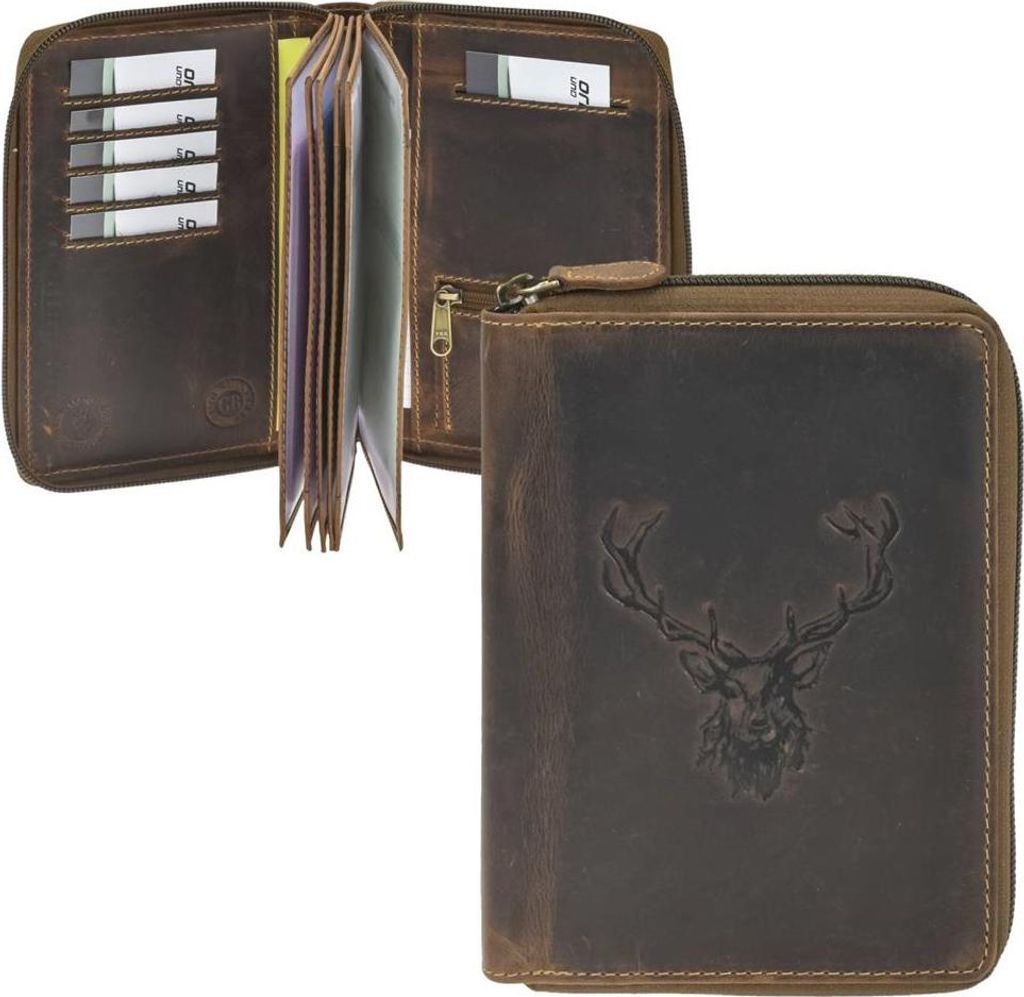 Greenburry Vintage Ausweisetui Leder 16 cm