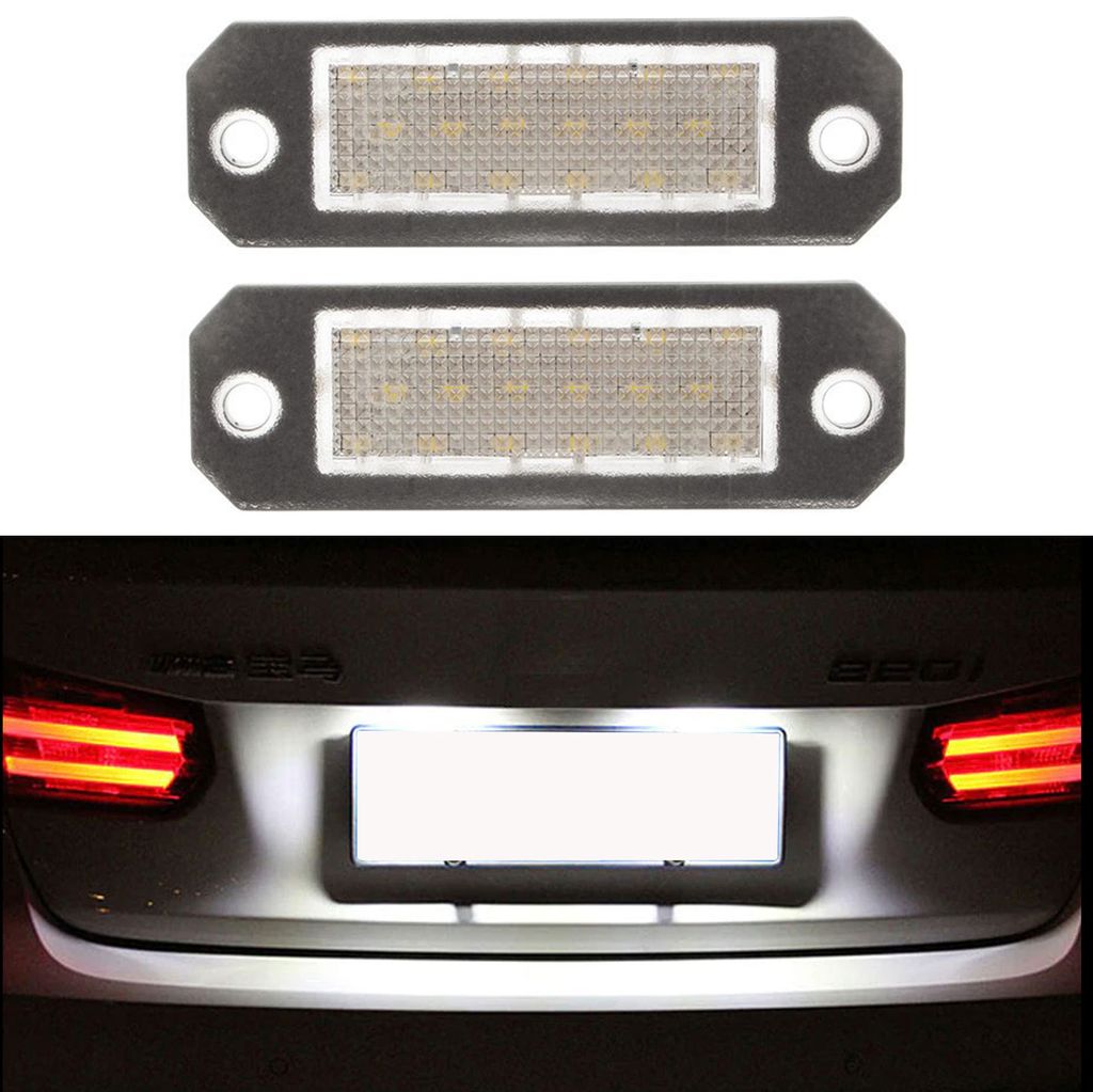 2x 18 LED Kennzeichenbeleuchtung für VW T5 T6 Touran 1T Passat 3BG B5 3C B6