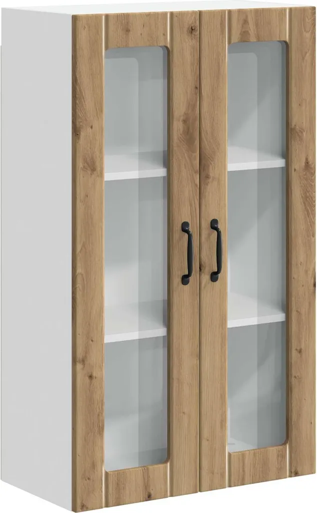 SYFAX™ Pensile cucina con porta Rovere artigianale 60 x 31 x 100 cm