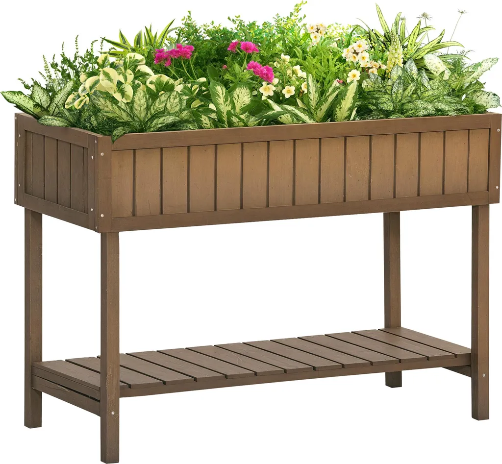 Potager de Balcon surélevé 110cm : Cultivez vos Herbes sans Effort