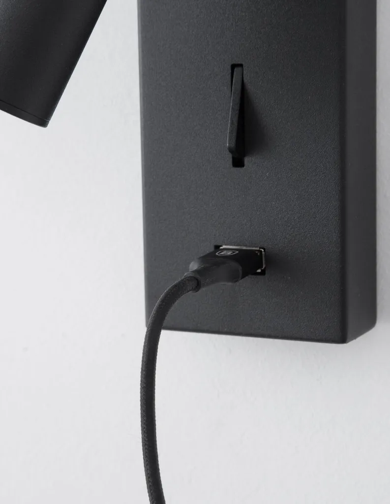 Applique LED FUSE Noire Orientable - Éclairage Architectural Nova Luce - 10