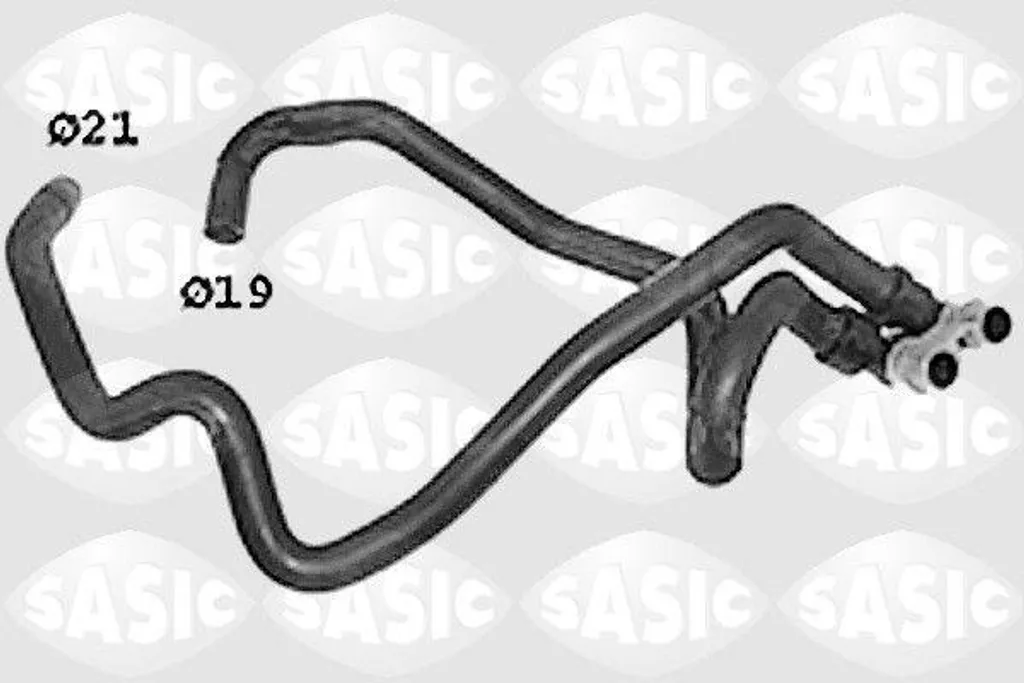 Tuyau de radiateur SASIC SWH0301 OE 6464PZ pour Partner et Berlingo