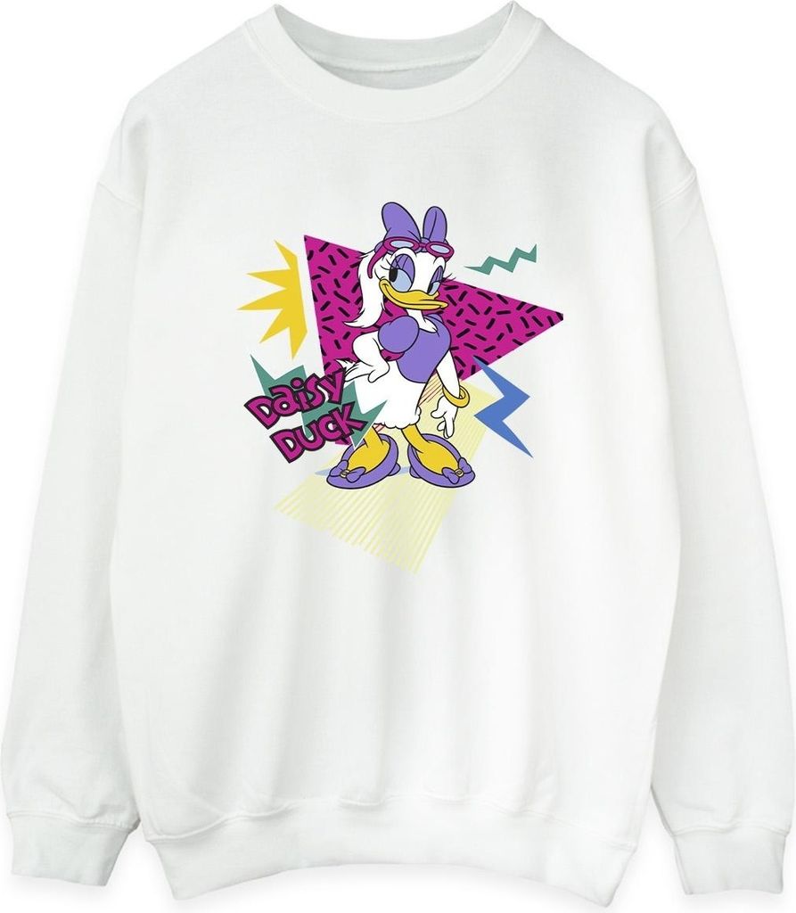 Disney - "Daisy Duck Cool" Sweatshirt für Damen BI28449 (L) (Weiß)