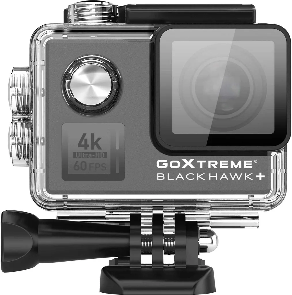 Caméra d'action anti-vibration Easypix GoXtreme BlackHawk+ 4K