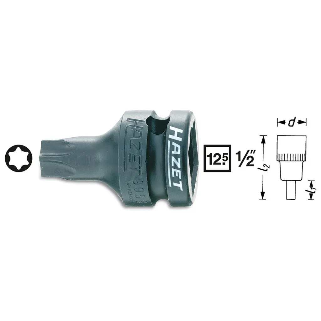 Bit per avvitatore elettrico Hazet TORX®, 995S-T50