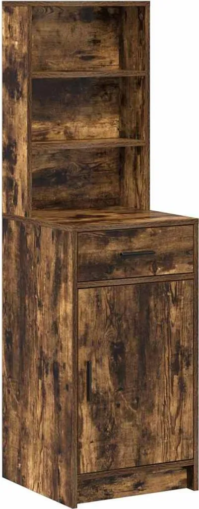 SYFAX™ Credenza Rovere fumé 40 x 40,5 x 135 cm Legno multistrato