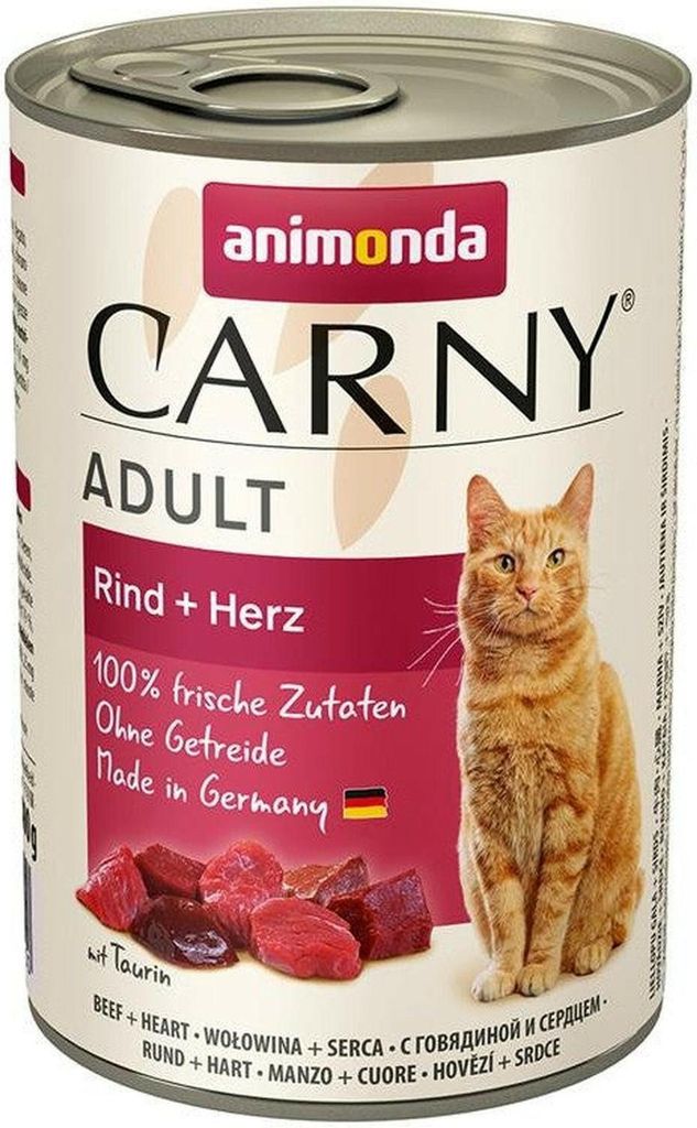 Animonda Cat Dose Carny Adult 6x400g | Rind & Herz Immagine del prodotto 
