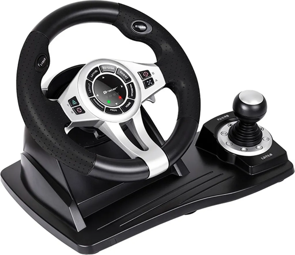 Volant et Pédales de Simulation Gaming Tracer TRAJOY46524 pour Console