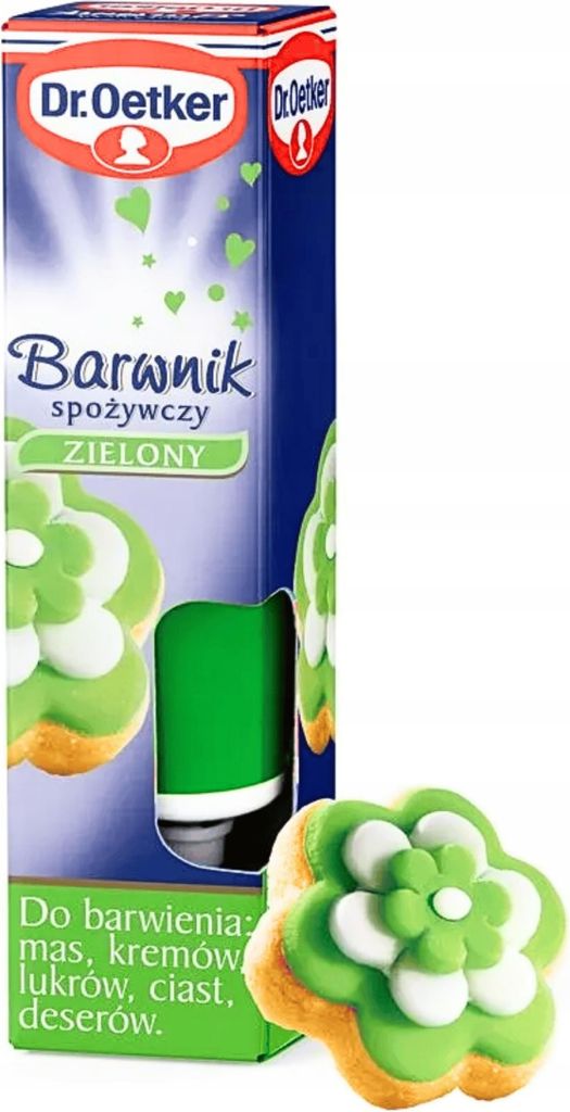 Dr. Oetker Barwnik spożywczy zielony 10 g Zdjęcie produktu 