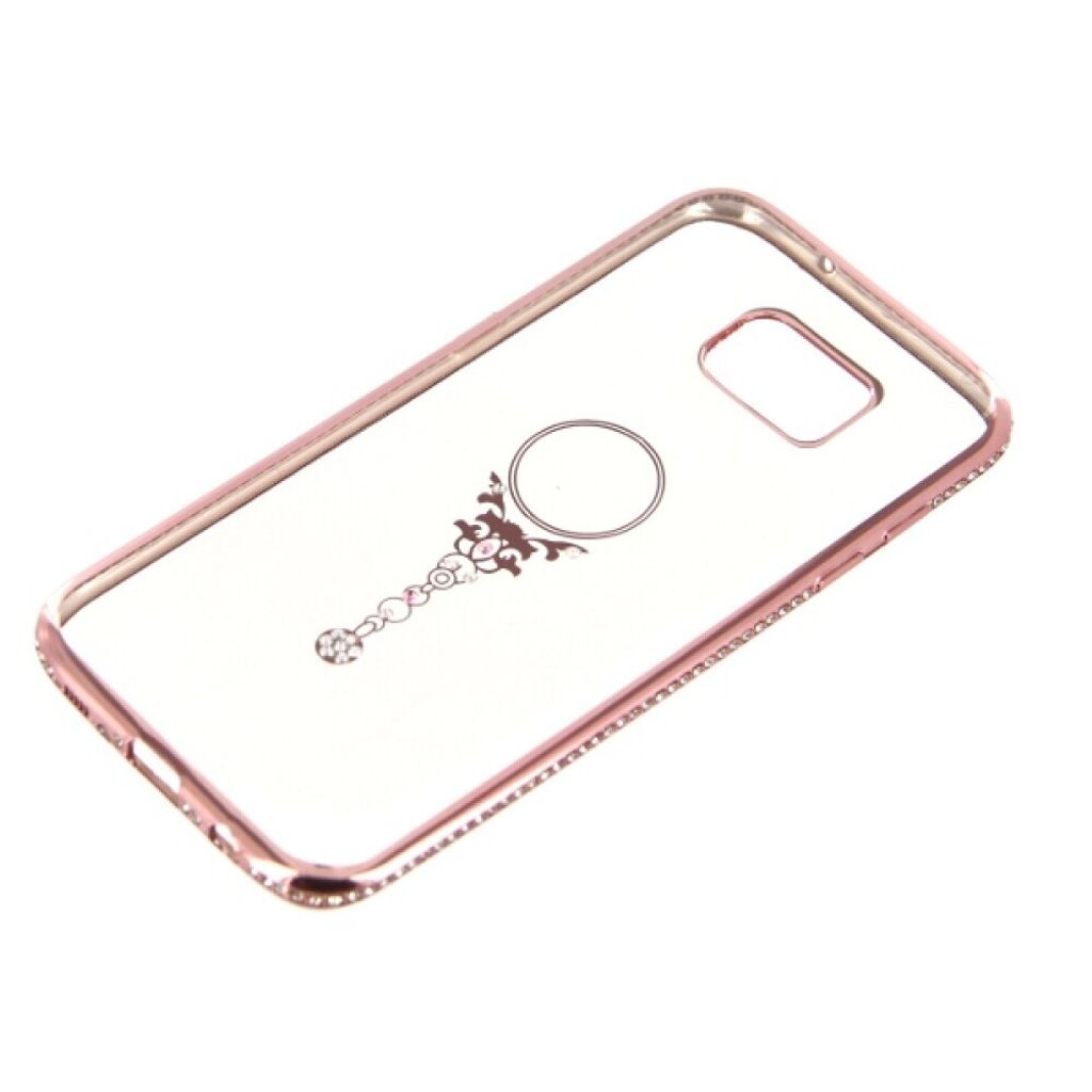 TPU Handyhülle für Samsung S7 Edge Rosegold Schutzhülle Case