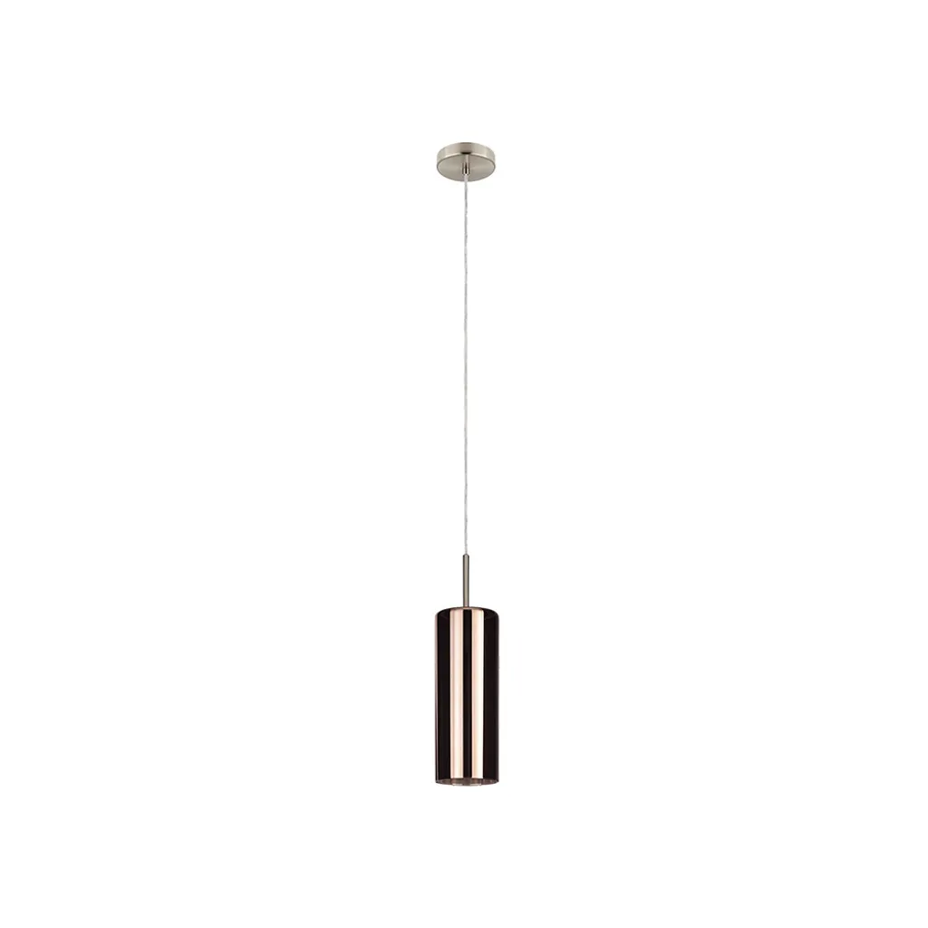 Suspension Cuivre SELVINO E27 Ø100mm pour une Lumière Douce et Chic