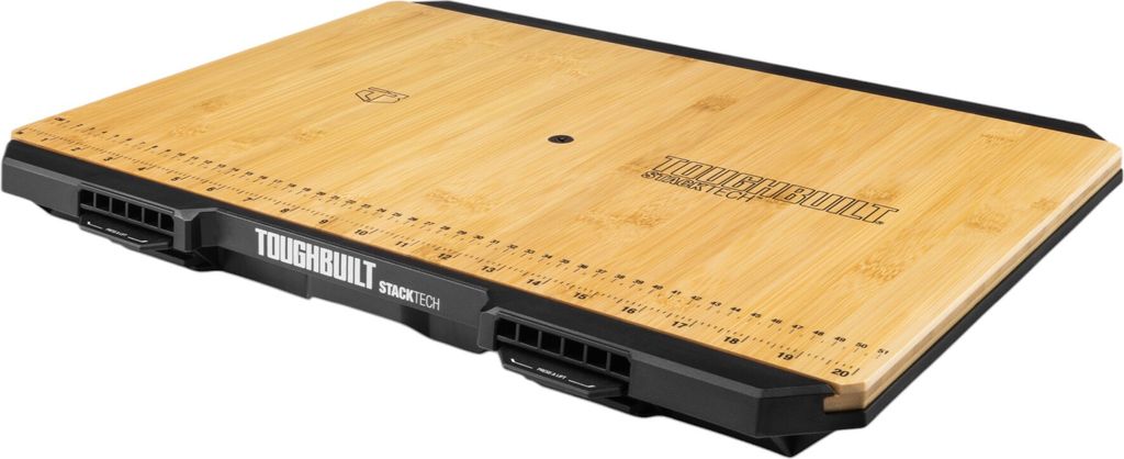 Toughbuilt StackTech TB-B1-A-10 Bambus Arbeitsplatte mit Produktbild 