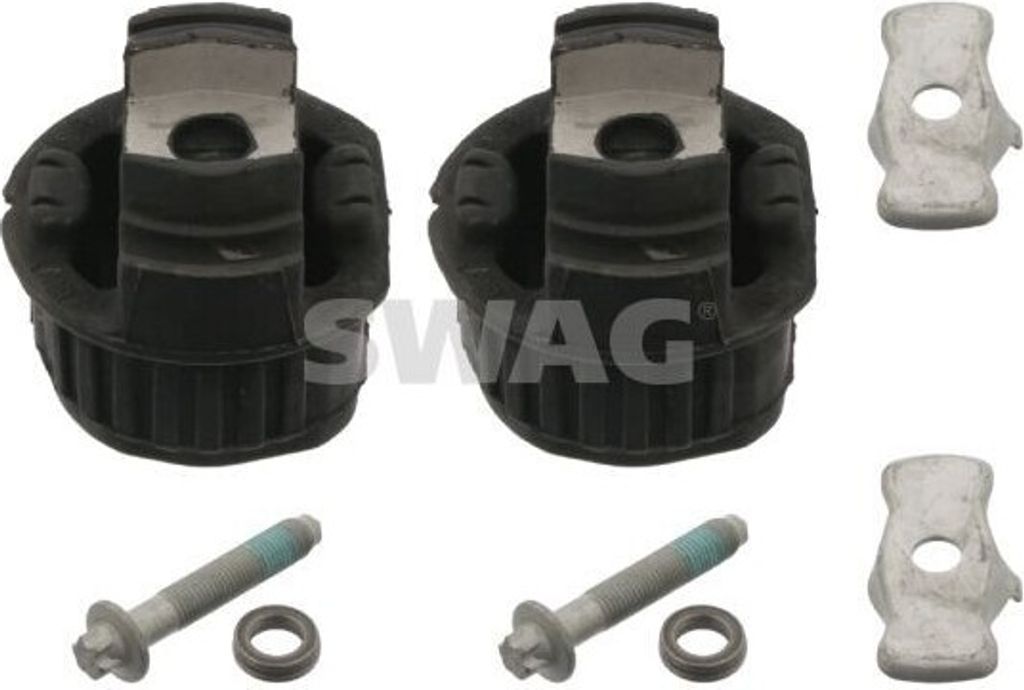SWAG 10 79 0012 Reparatursatz Achskörper Hinten links Hinten rechts passend für MERCEDES-BENZ 190 (W201) C-Klasse Limousine (W202) SLK (R170) CLK