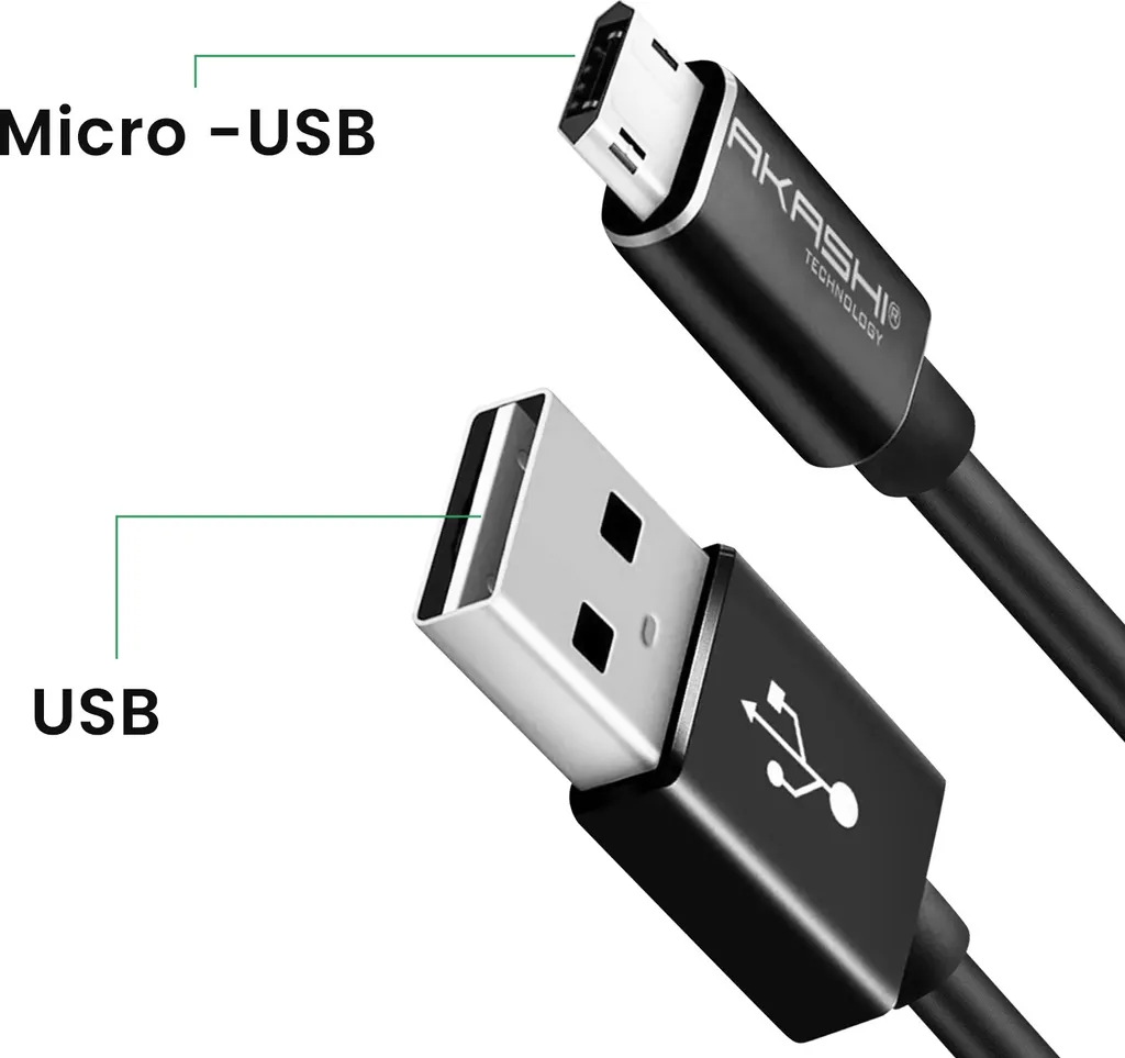 TrAdE Shop Traesio - Cavo Microusb Intrecciato Lungo 2 Metri Universale Caricatore Iphone 5 6 7 Ipad 10323426