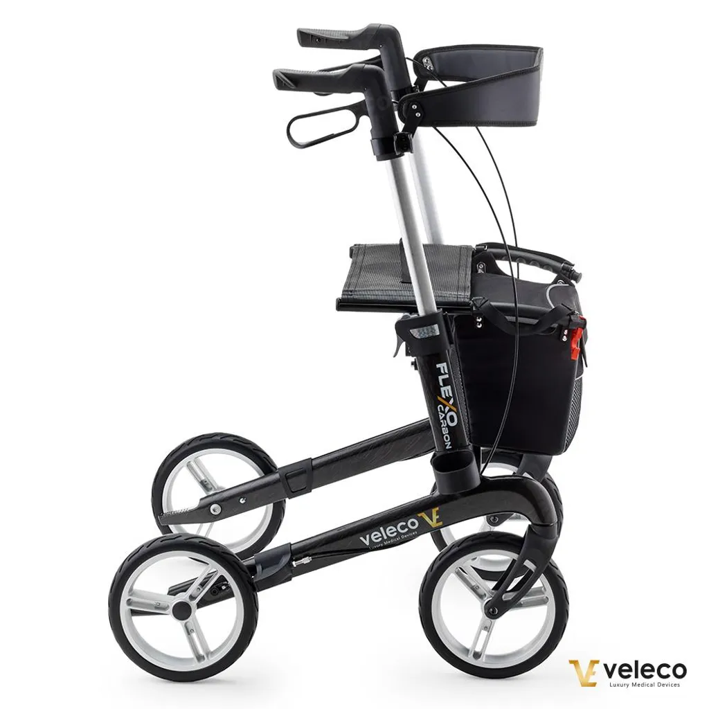 Déambulateur anti-chute Veleco FLEXO, rollator sécurisé pour senior - 5