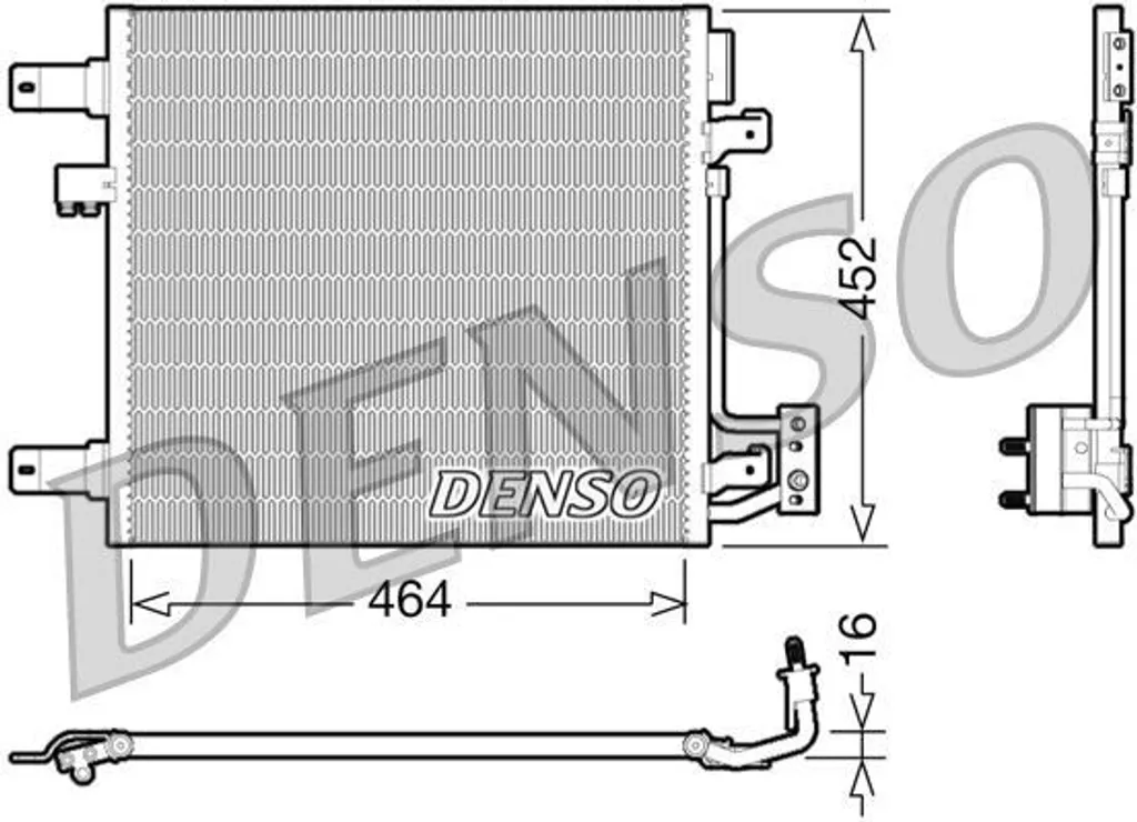 Refroidissez votre Wrangler III JK avec le Condenseur DENSO DCN06014