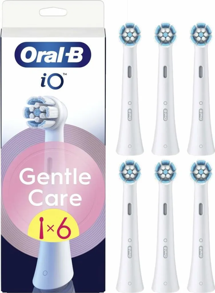 Solution Gencives Sensibles : Oral-B iO Gentle Care Brossettes (6 pcs)