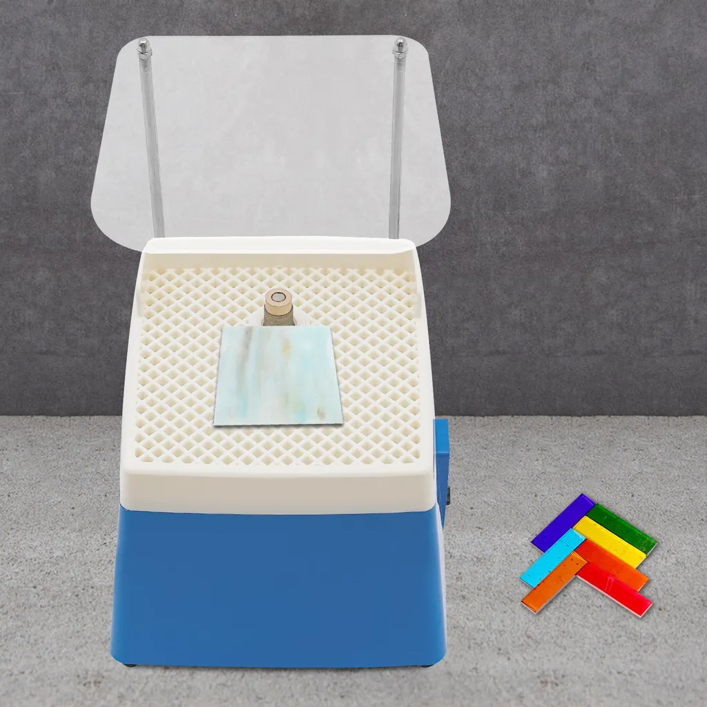 Solution broyage compacte : Mini broyeur bleu 220V 65W haute précision